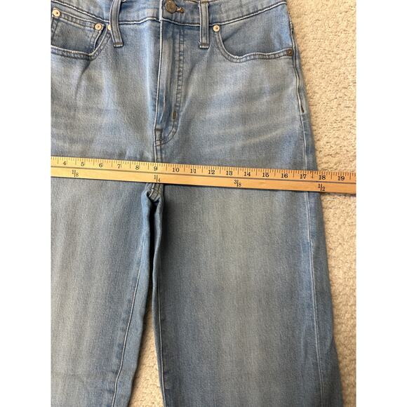 Madewell Womens Slim Wide Leg Crop Denim Jeans Size 27 - Picture 6 of 7
